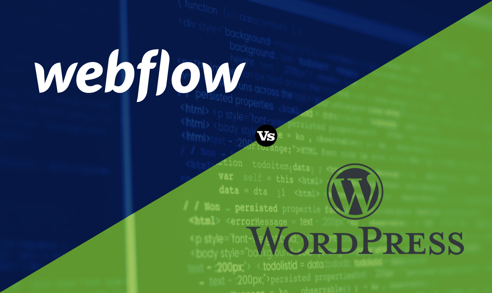 Wordpress vs webflow