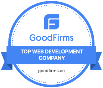 GoodFirms web development company badge