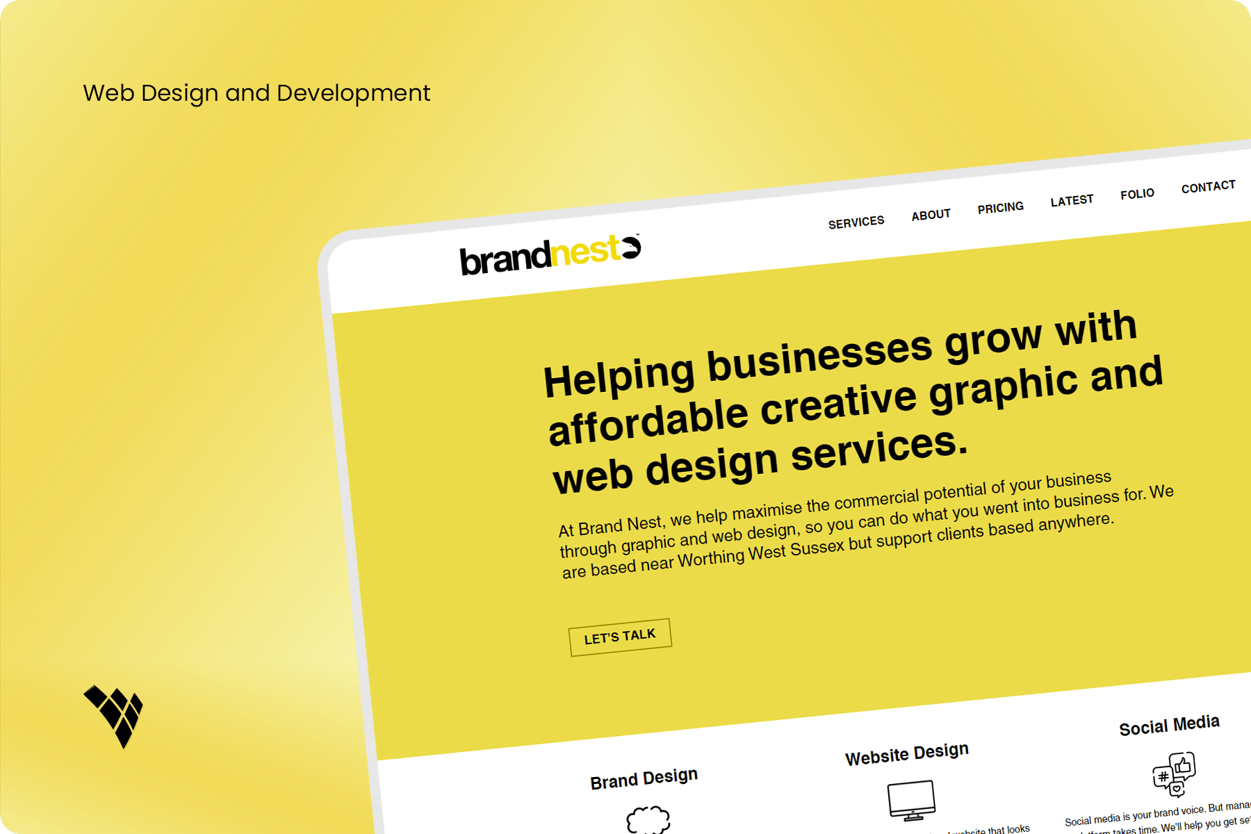 web design and development - brandnest