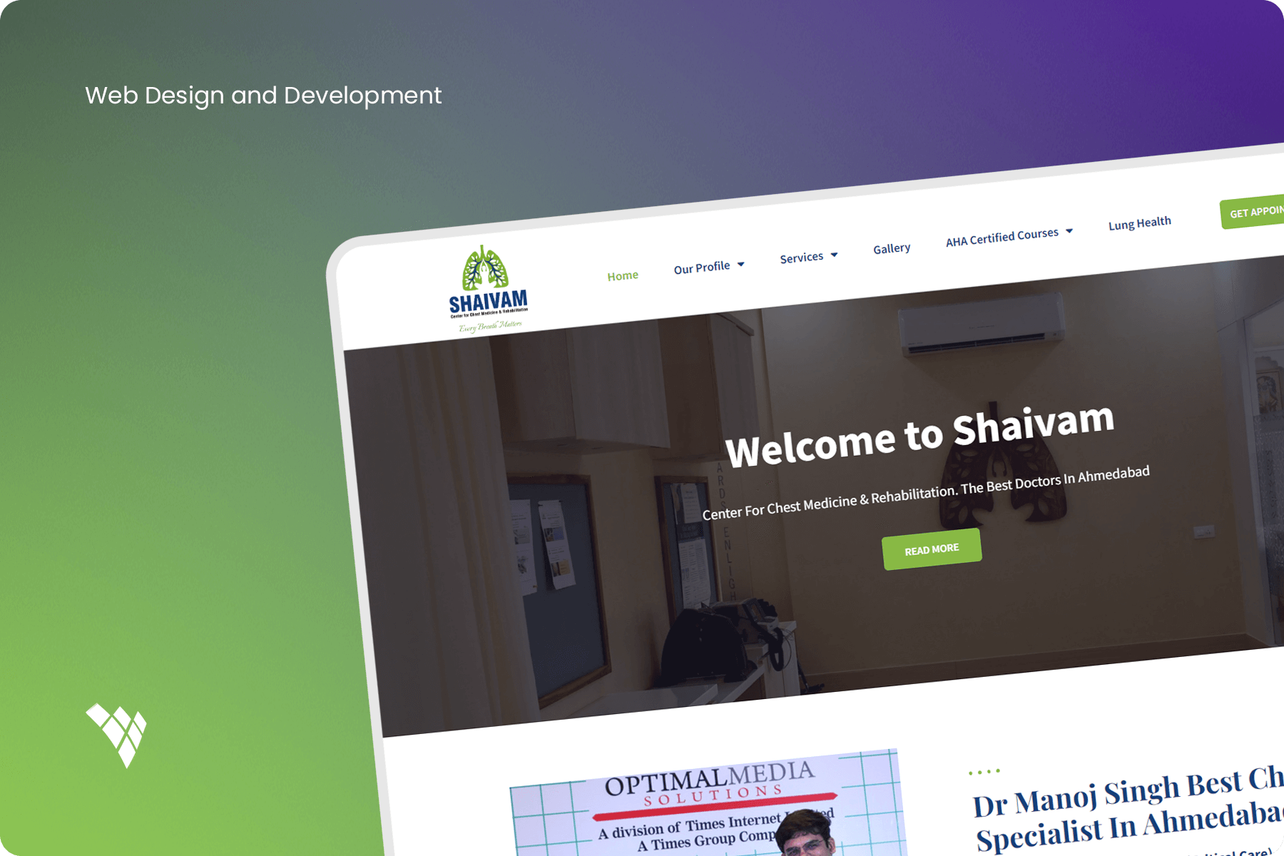 web design and development - shaivam